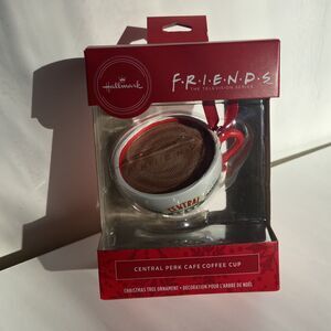 Hallmark "Friends" TV Show Red Box Ornament Central Perk Coffee Cup